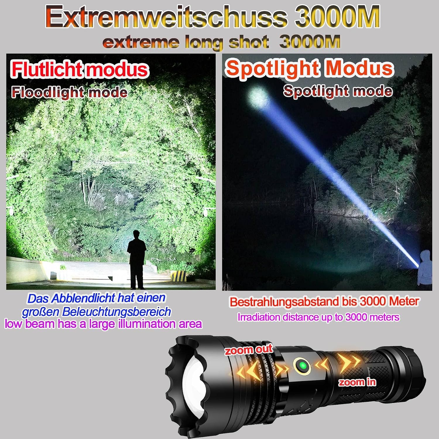Thumbnail 4 de ASORT 3km Extremweitschuss 500000 Lumen