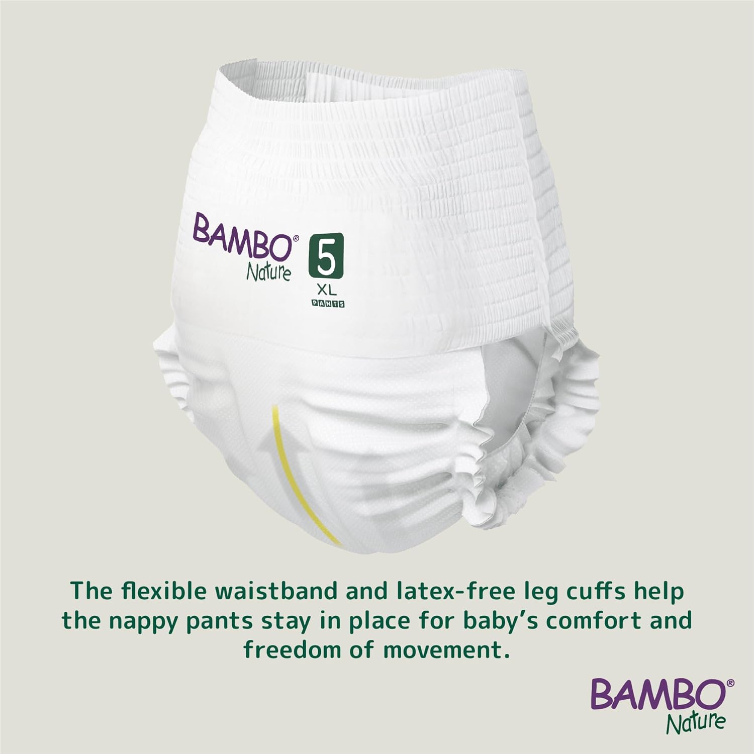 Detalle de Bambo Nature Premium Training Pants (Pull Ups), Size 5 (12–18 kg) – XL, 95 pack