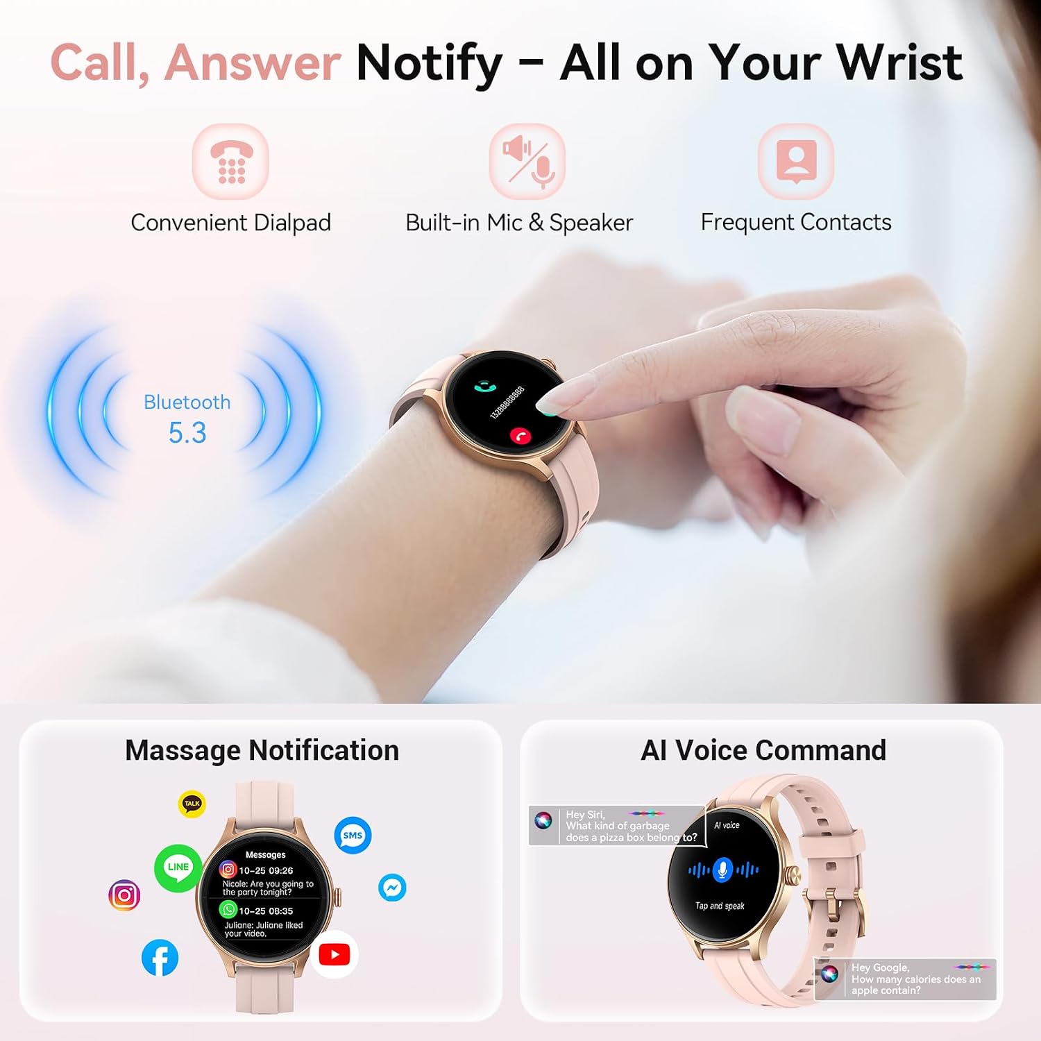 Detalle de Smart Watches for Women 120 modes