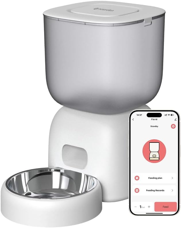 Thumbnail 2 de Noerden Hoppy Smart App Small Pet Camera Feeder: A practical, cage-friendly feeding companion