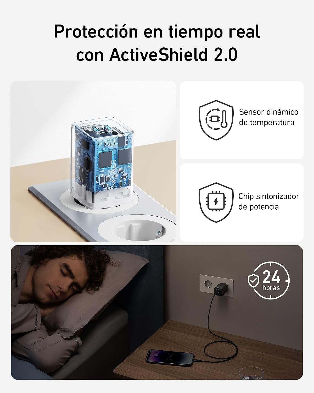 Detalle 2 de Anker 523 Nano 3 Cargador USB-C 47W