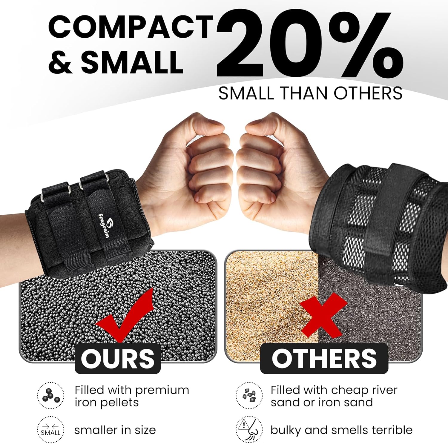 Detalle 2 de Ankle Weights 1 Pair 0.5 kg