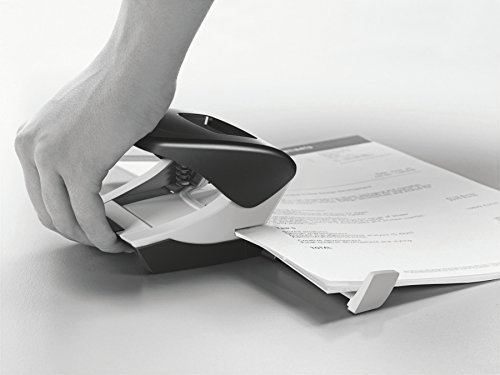 Detalle 2 de Leitz NeXXt Bürolocher aus Metall – 30 Blatt, Anschlagschiene, 888 mm Lochabstand, 5,5 mm Löcher, schwarz
