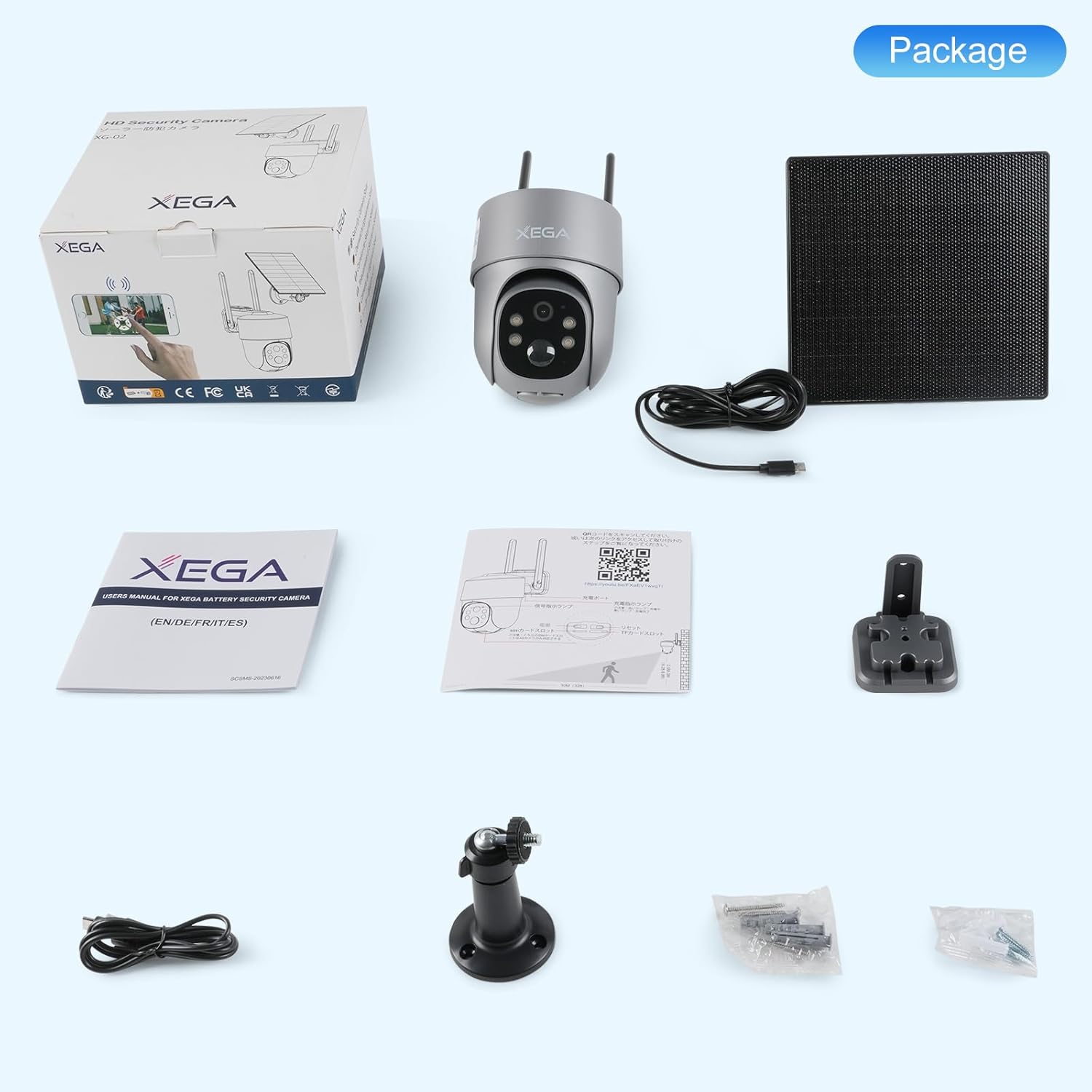 Thumbnail 6 de Xega 4G LTE Solar Security Camera 2K