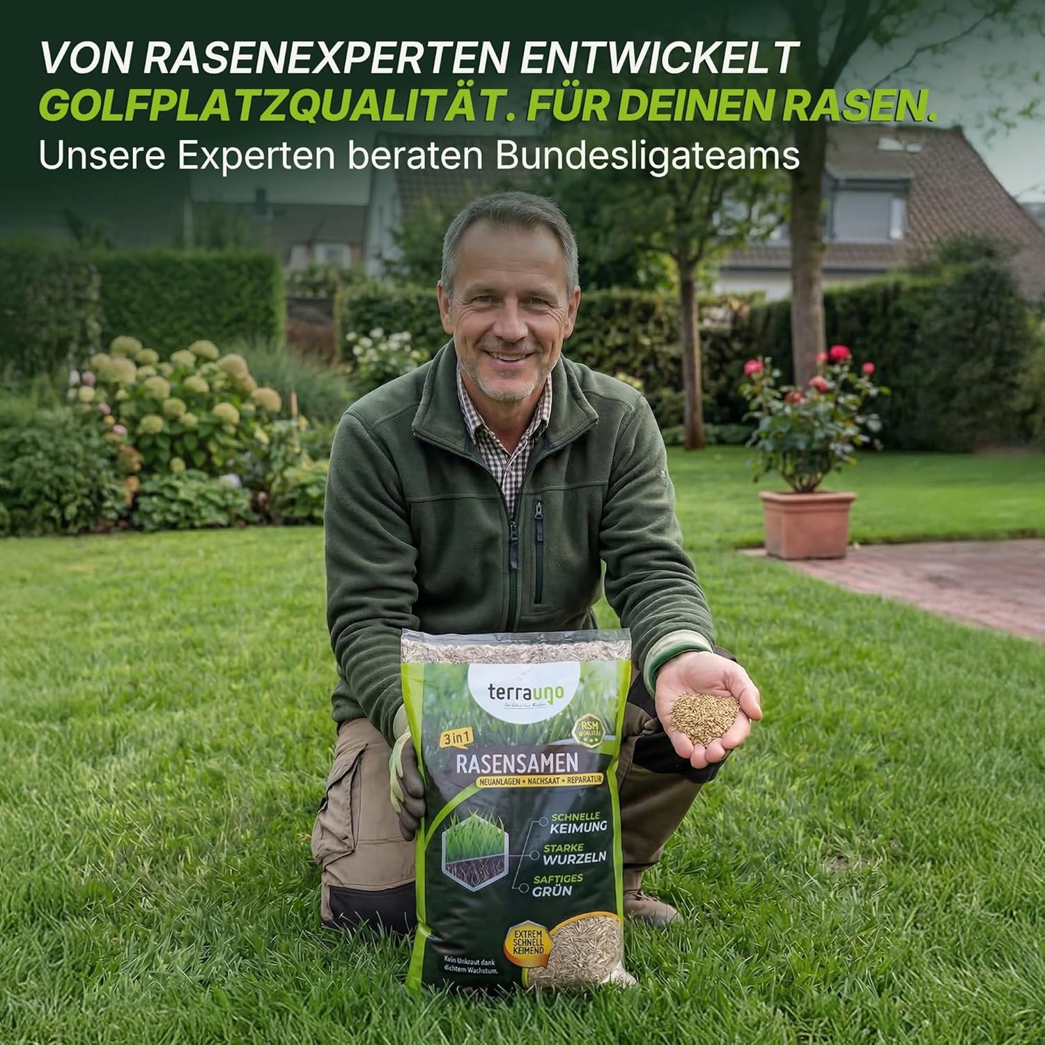 Thumbnail 6 de Terrauno Rasensamen 10 kg für 200 m²