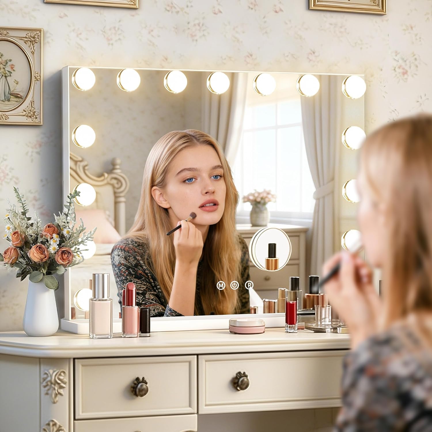 Thumbnail 4 de Ratsamee Hollywood Vanity Mirror 23" with 15 bulbs