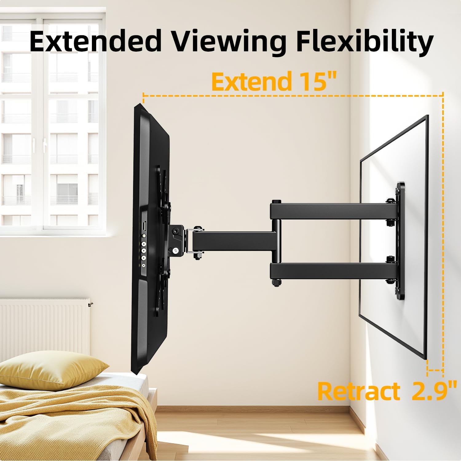 Thumbnail 4 de IWORKBOARD TV Wall Mount 77 lb, Articulating