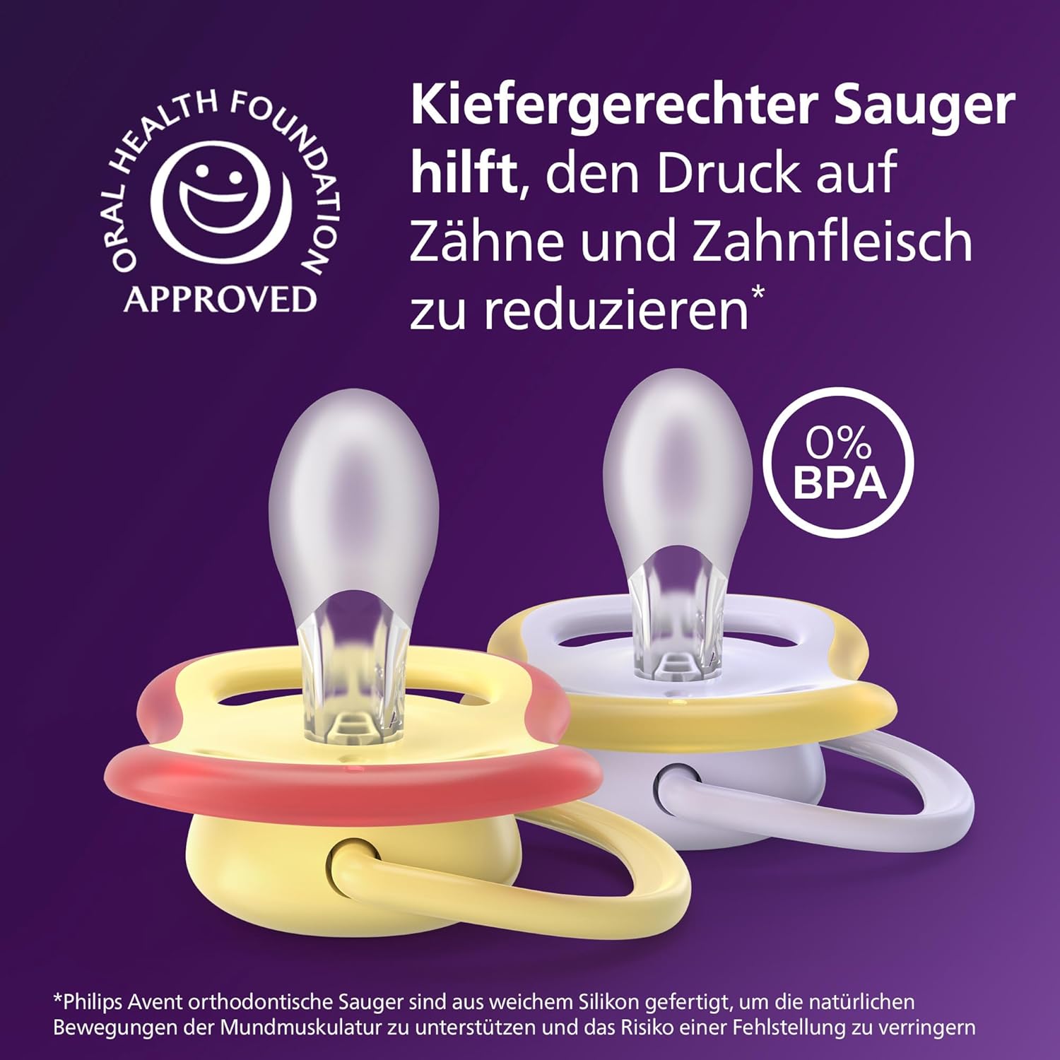 Thumbnail 2 de Philips Avent ultra air Schnuller SCF087/20 (0–6 Monate), 4er-Pack mit 2 Sterilisationsbehältern