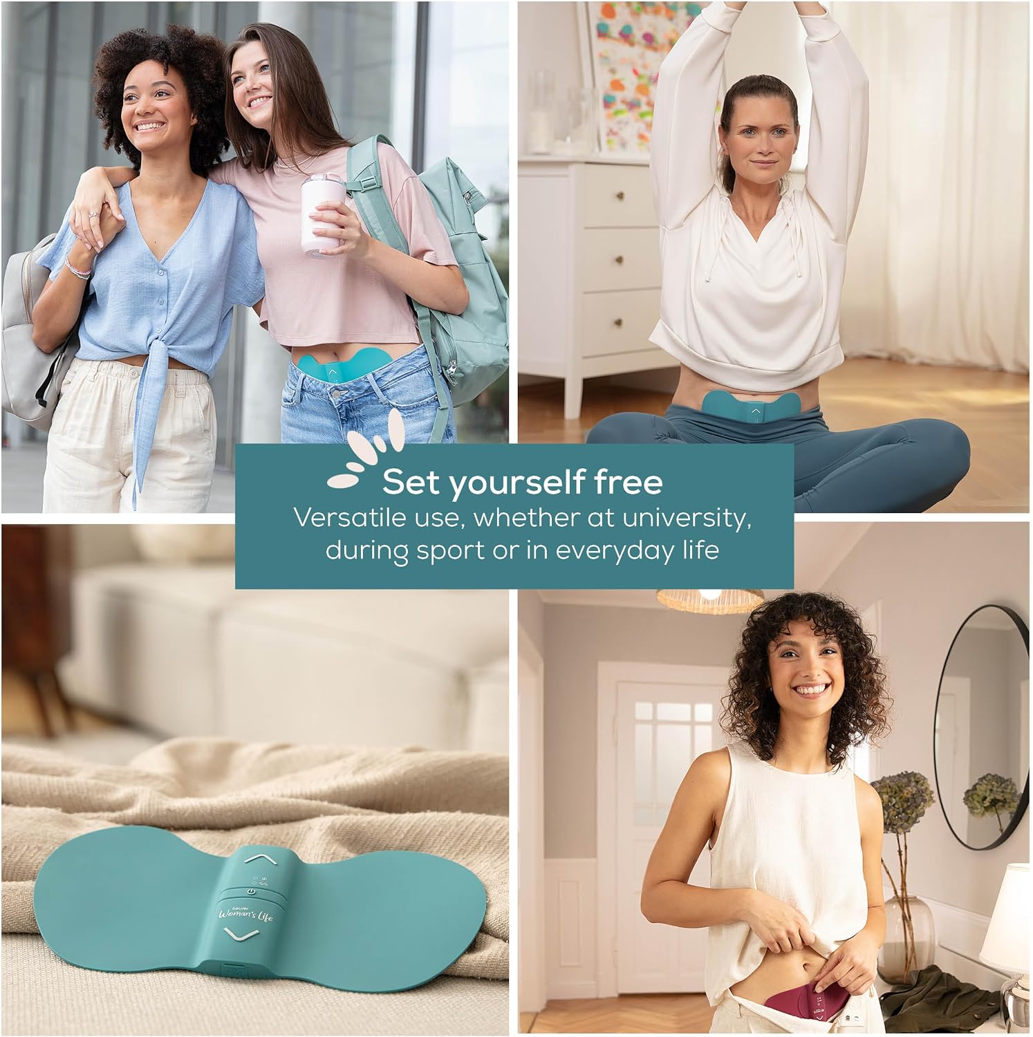 Thumbnail 6 de Beurer EM55 Menstrual Relax+: TENS & Heat for Natural Menstrual Pain Relief
