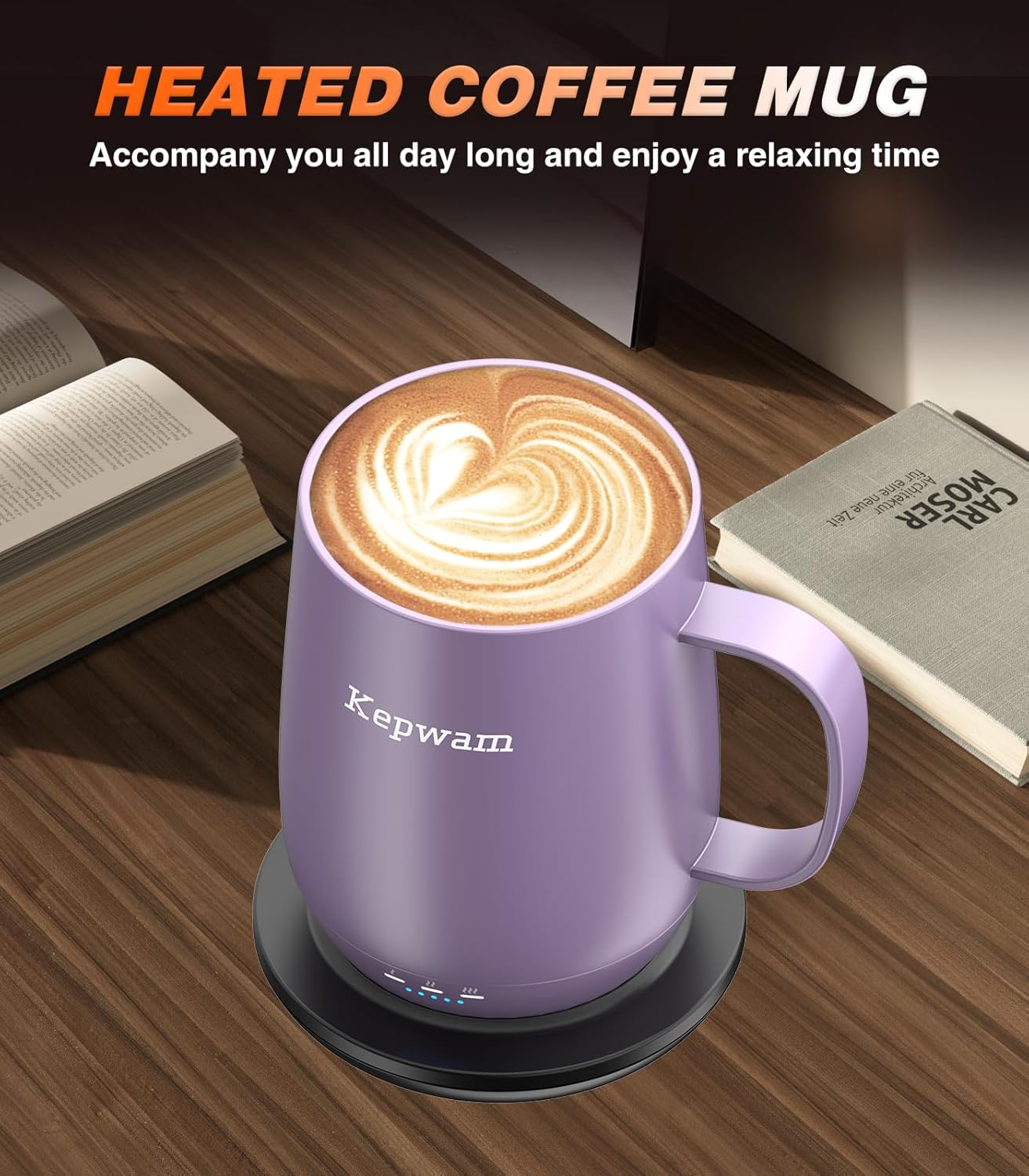 Thumbnail 4 de Kepwam Self Heating Coffee Mug T2 16oz, 150‑Min Battery