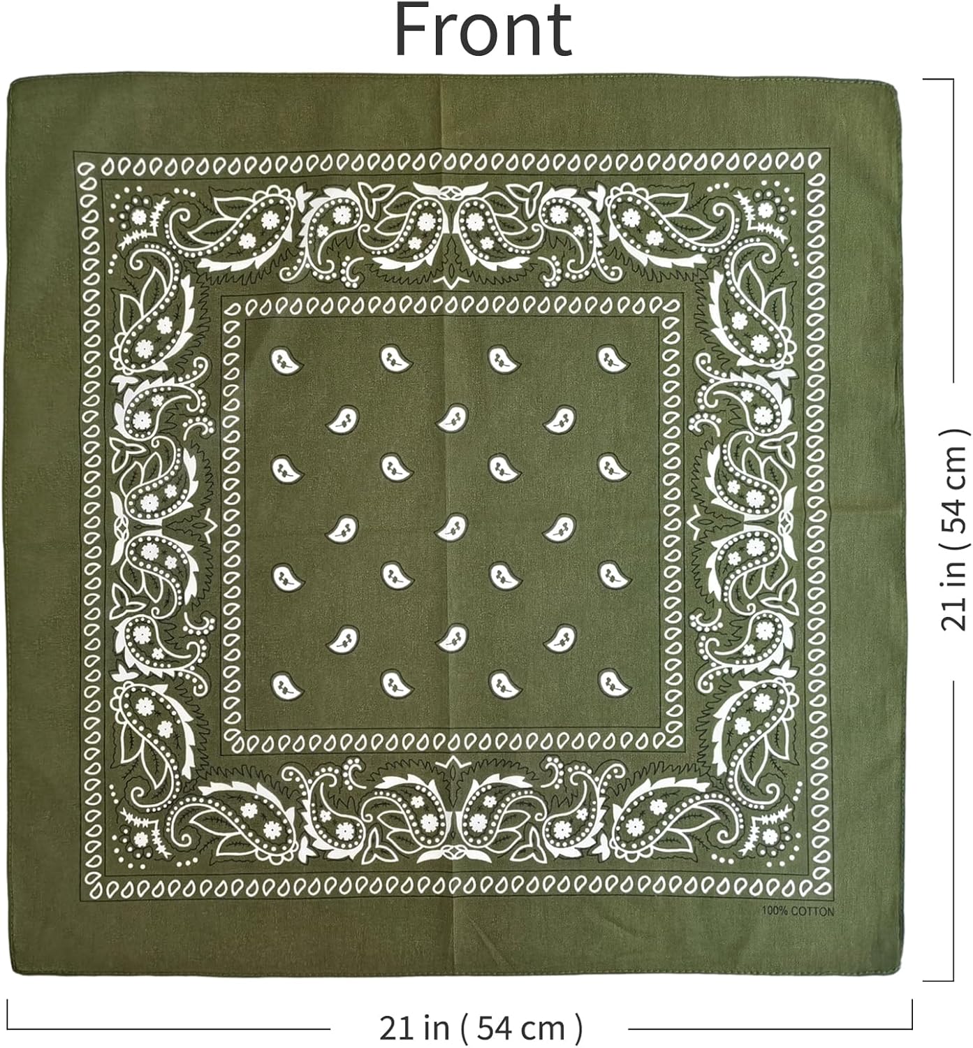 Thumbnail 6 de APIGANIZ 100% Cotton Bandanas, 21 x 21 inches, Set of 6