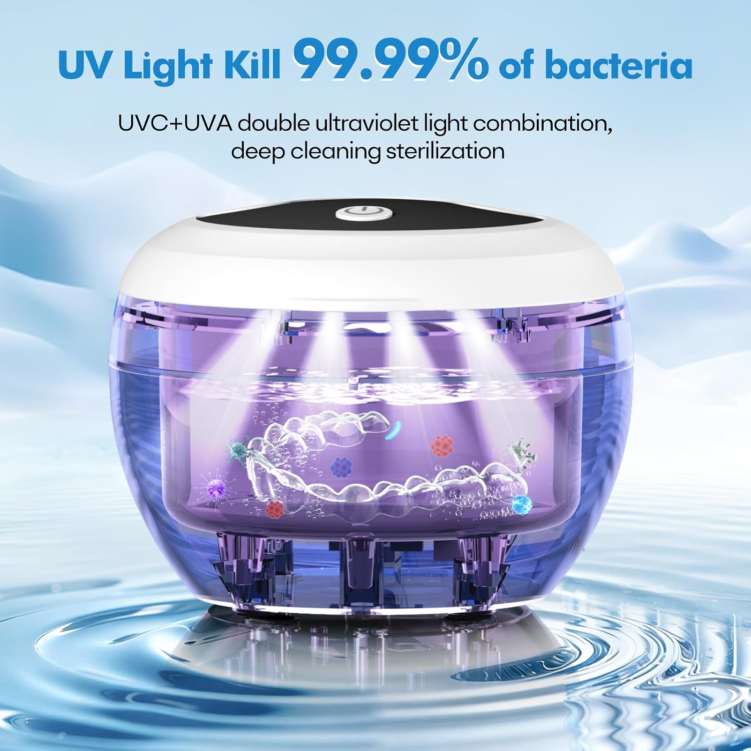 Thumbnail 2 de MUAYSY Upgraded Ultrasonic Retainer Cleaner 200ML