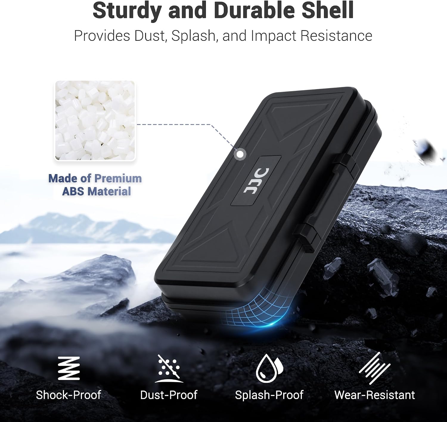 Detalle 2 de JJC 3IN1 Memory Card Case 3 battery slots