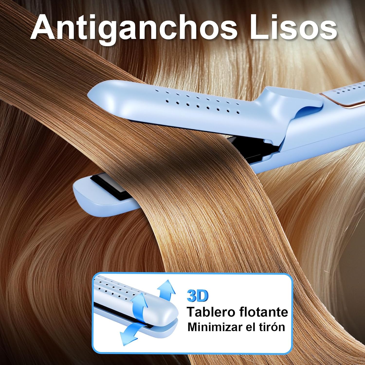 Detalle 2 de AraSyloen Plancha y Rizador 2 en 1 140–220°C