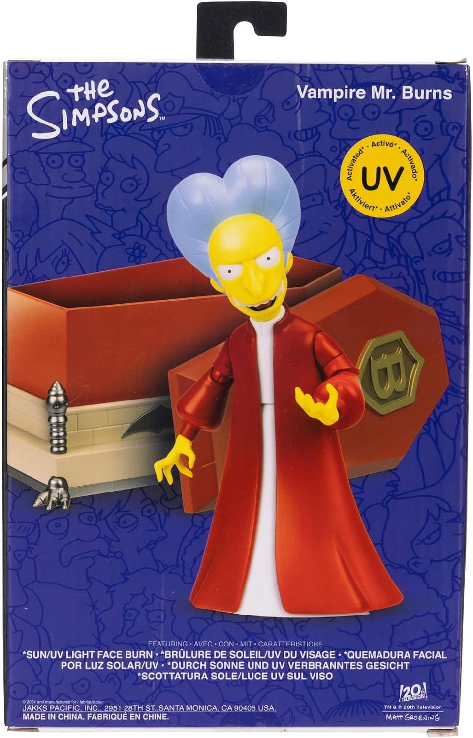 Detalle 2 de The Simpsons Disney 5" Premium Count Burns Collector’s Action Figure