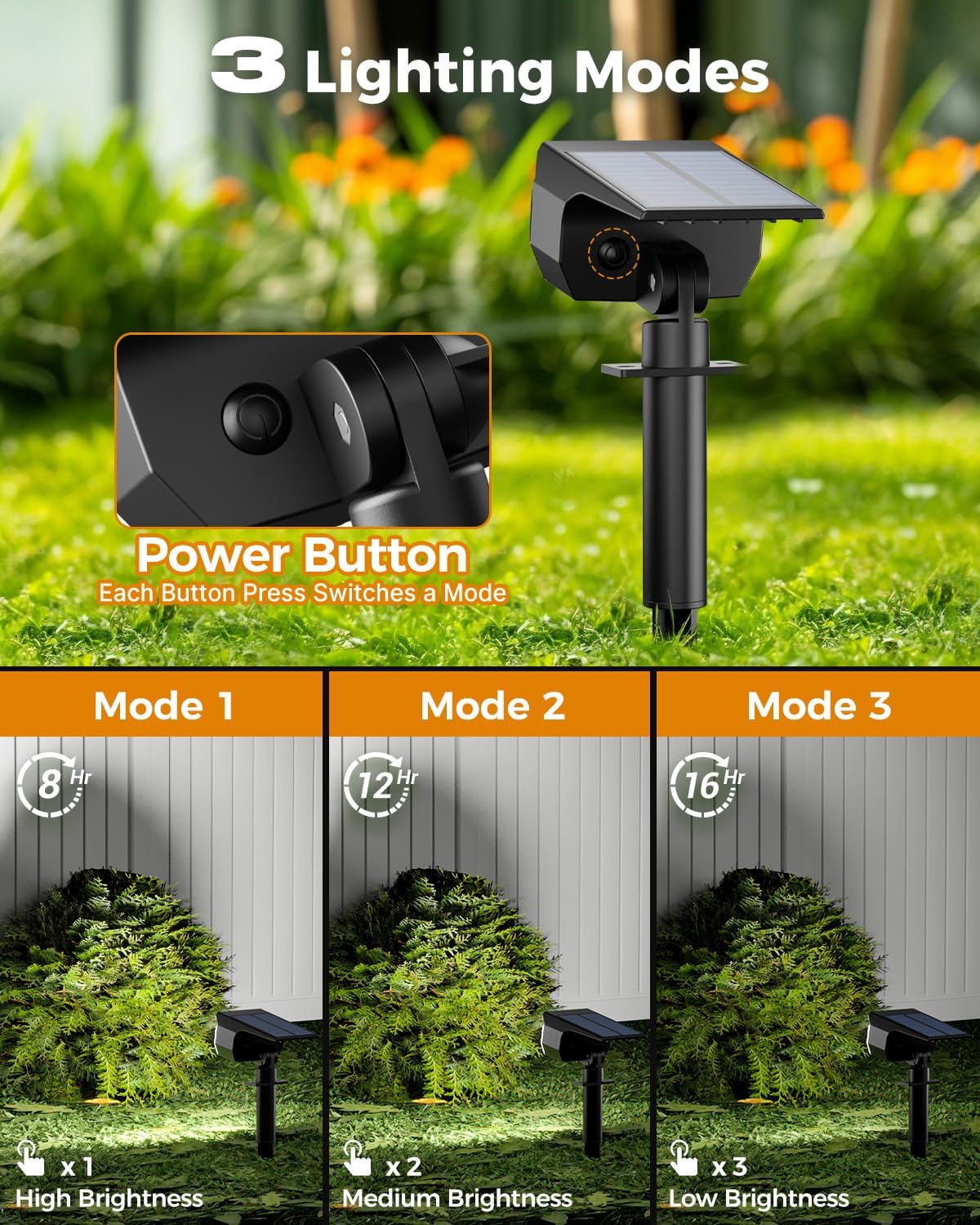 Thumbnail 3 de btfarm 4 Pack Solar Lights