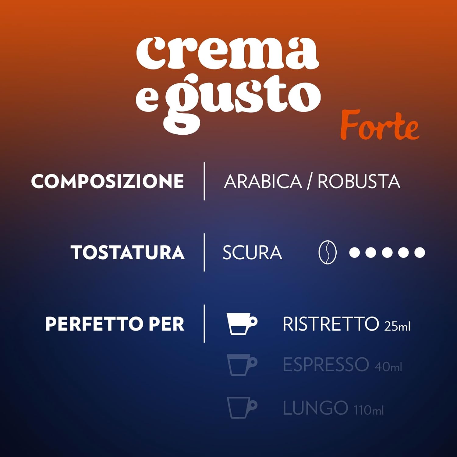 Thumbnail 4 de Lavazza Crema e Gusto Forte Capsule Compatibili Nespresso Original, 100 Capsule Alluminio - Intensità 13/13