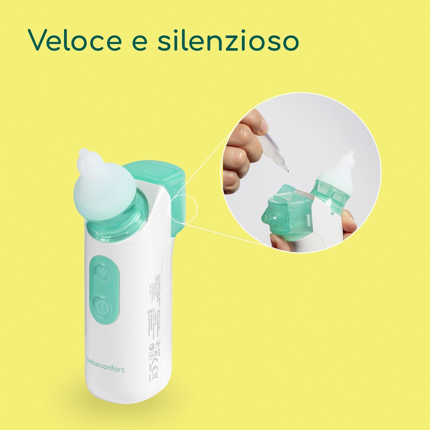 Thumbnail 3 de Bebeconfort Aspiratore Nasale Neonato Elettrico 2in1: nebulizzatore e aspiratore silenzioso