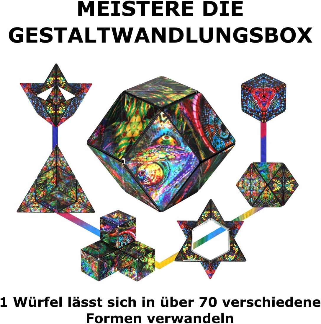 Detalle 2 de Shashibo Formwechsel-Box 36 Magneten 🧩