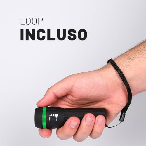 Detalle de ABSINA mini Torcia LED bambini: compatta, leggera e luminosa (2x batterie incluse)