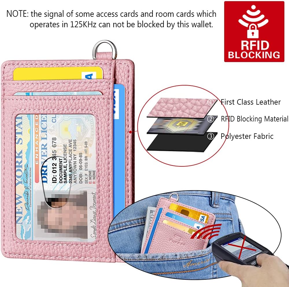 Thumbnail 4 de FurArt Porta Carte di Credito slim con protezione RFID e blocca-scan, per uomo e donna