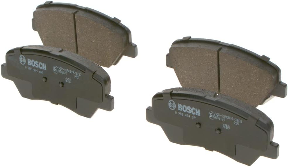 Thumbnail 2 de Bosch BP1686 pastiglie freni auto per asse anteriore, 4 pezzi (con indicatore acustico, senza rame)