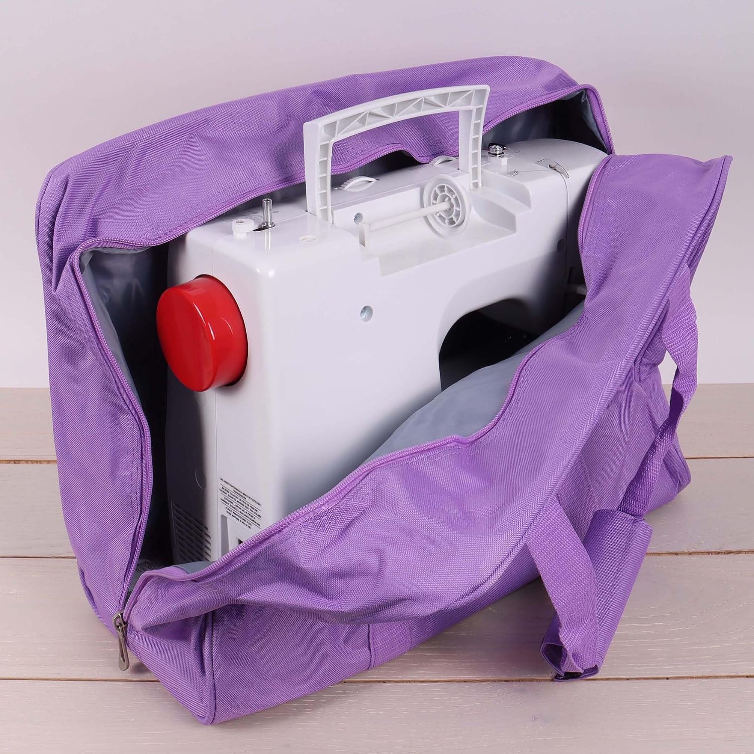Detalle 2 de Hobby Gift torba na maszynę do szycia, liliowa, wyściełana z kieszenią