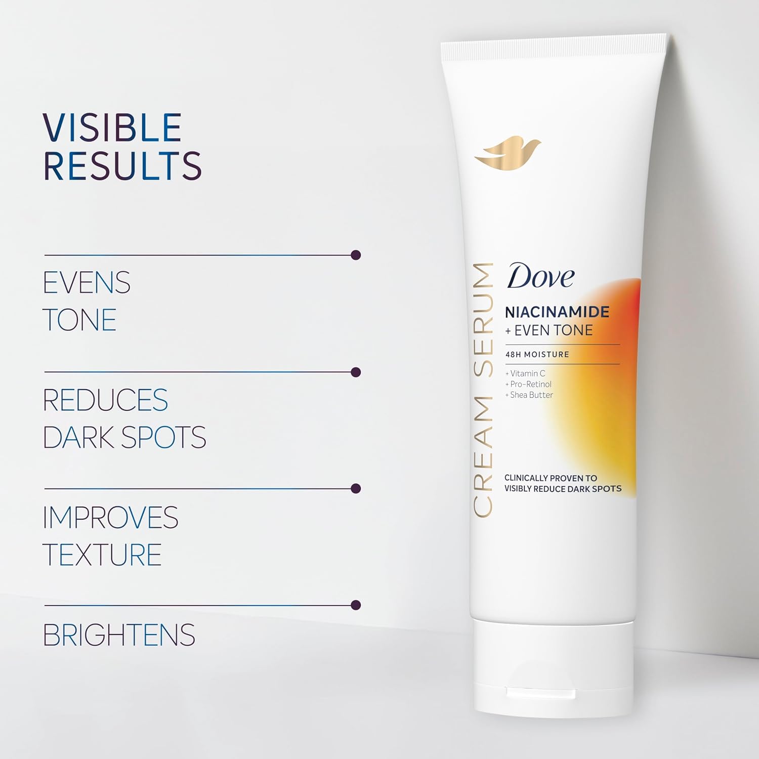 Thumbnail 4 de Dove Body Cream Serum Niacinamide + Even Tone for Dark Spots and Uneven Tone