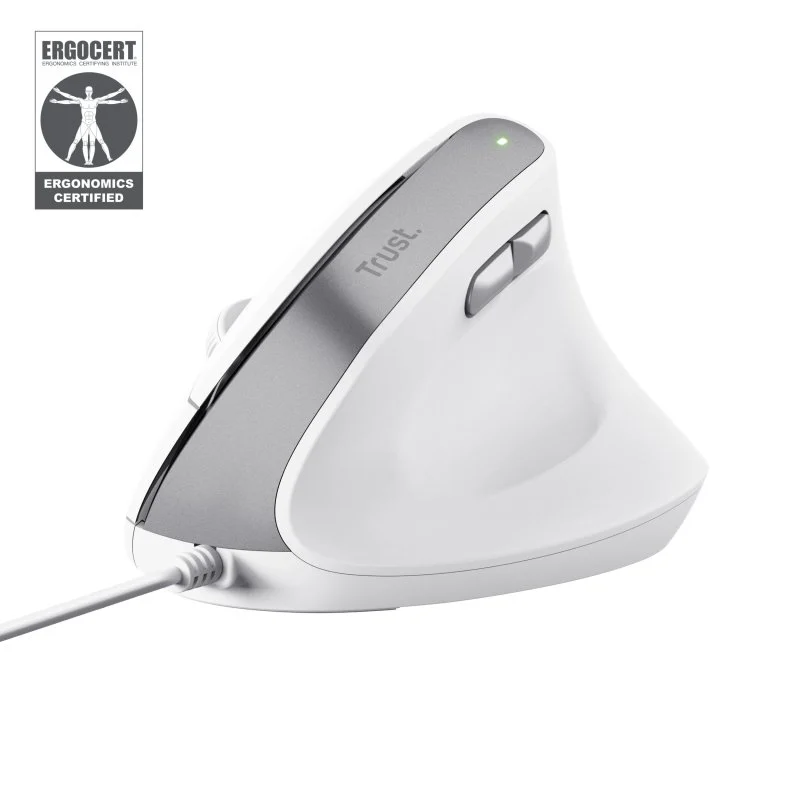Imagen de Trust Bayo II: ratón vertical con cable y 2400 DPI, ergonómico y silencioso en OfertitasTOP