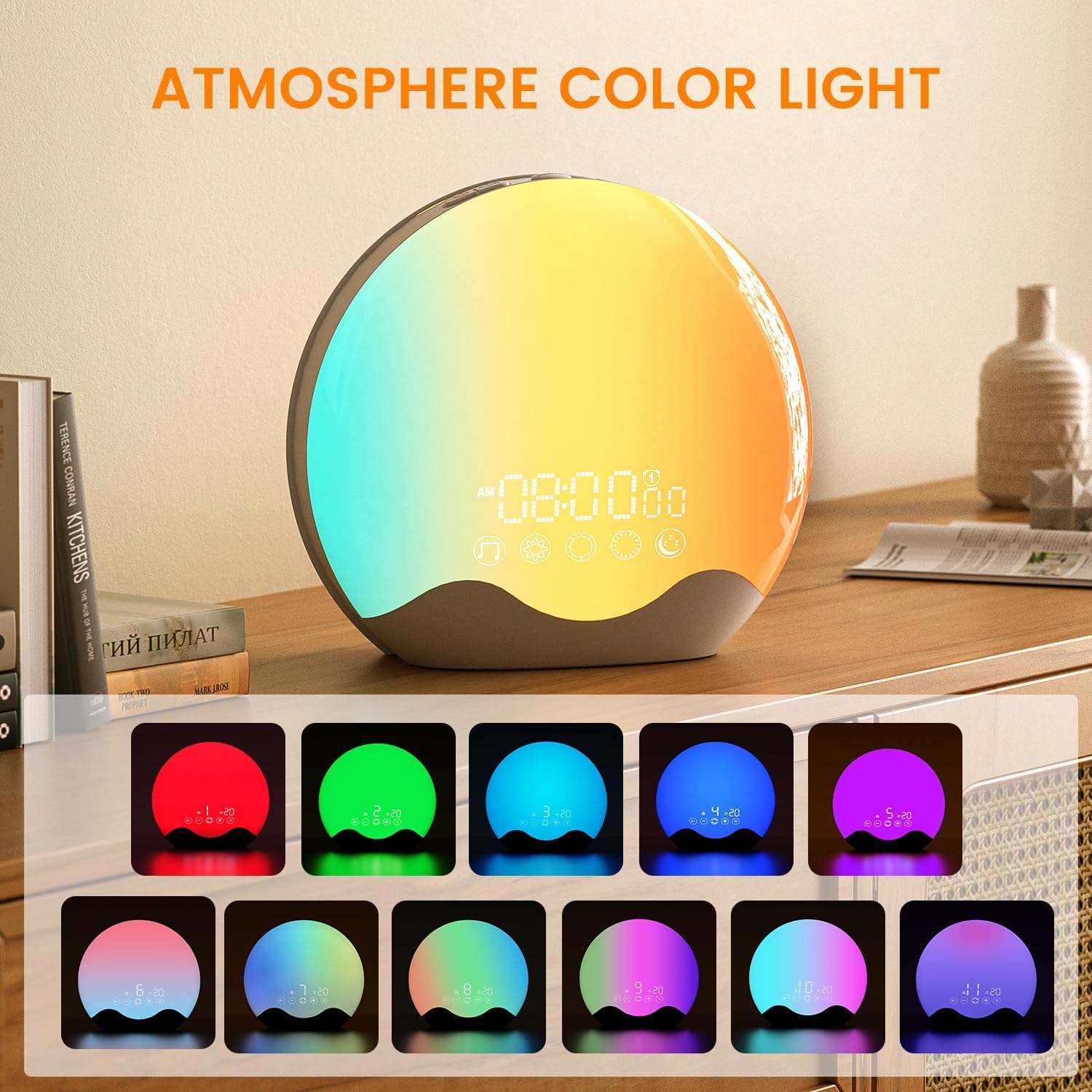 Detalle de RICIAL 10,000 lux light therapy lamp