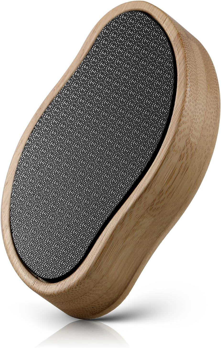 Detalle de FERYES Glass Foot File Callus Remover with Bamboo Handle – Nano Crystal Foot Scrubber for Silky, Smooth Feet
