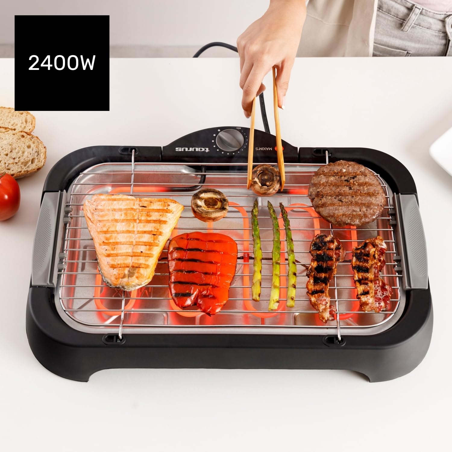 Detalle 2 de Taurus Maxim's 2400W Barbecue elettrico 📢