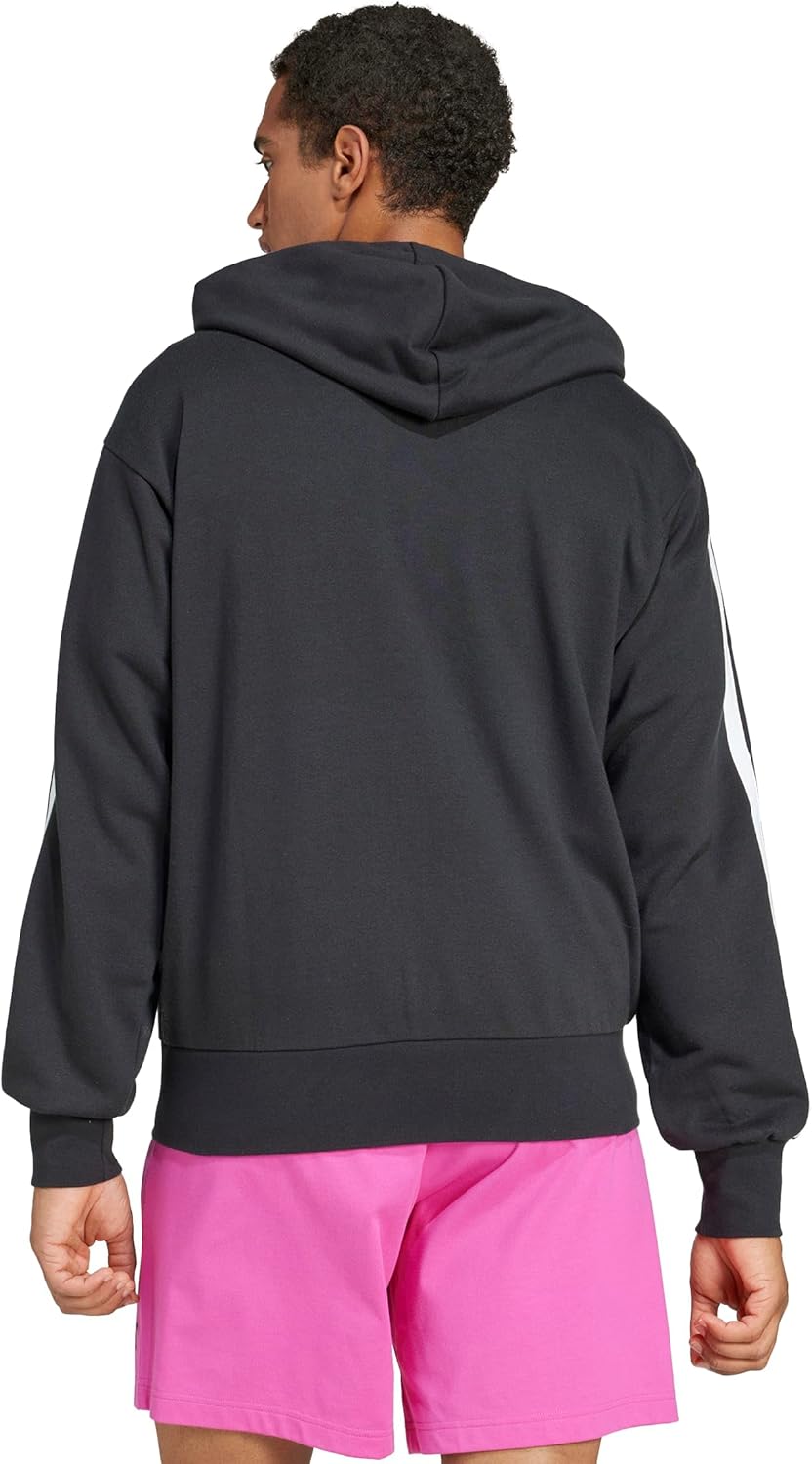 Thumbnail 1 de adidas Herren Essential Three Stripes French Terry Fullzip Hoodie mit durchgehendem Reißverschluss