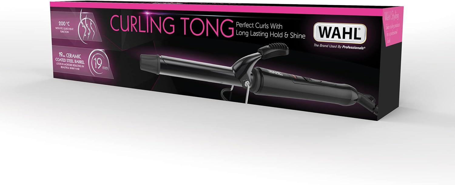 Detalle 2 de WAHL Curling Tong (19 mm) – Ceramic-Coated, Corded Hair Styling Wand