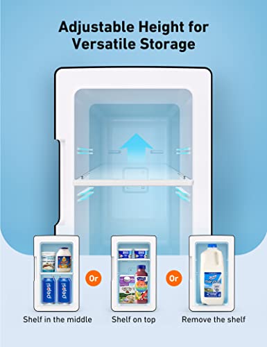 Detalle 2 de AstroAI Mini Fridge 6L (8 Cans) – Portable AC/DC Small Fridge for Bedrooms