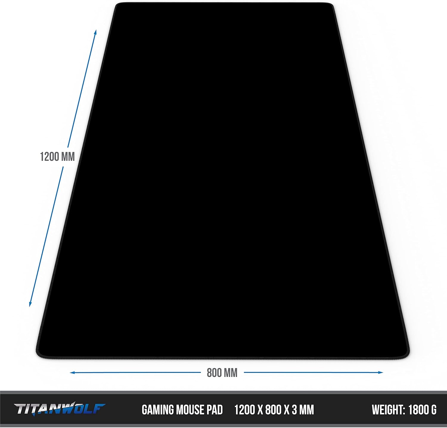 Thumbnail 1 de TITANWOLF Extra Large Gaming Mouse Mat 1200x800mm 🖱