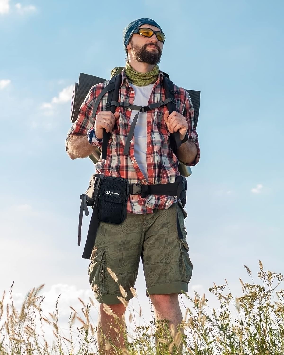 Thumbnail 6 de Waterfly Small Shoulder Crossbody Bag: Practical, compact EDC pouch for everyday carry