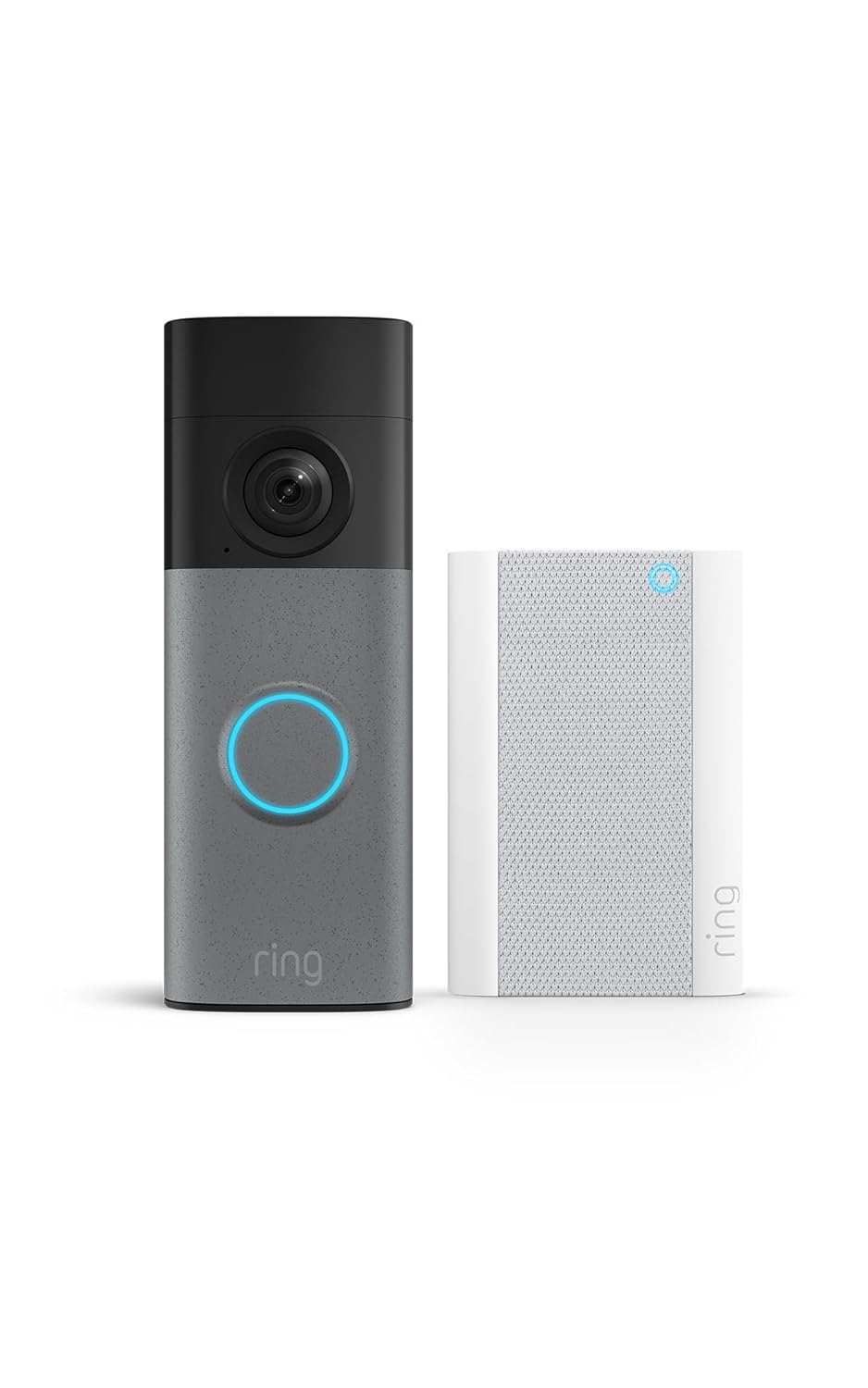 Detalle de Ring Akku-Videotürklingel (Neueste Gen.) mit Retinal 2K, 6x Zoom & Chime Pro – Komplettpaket