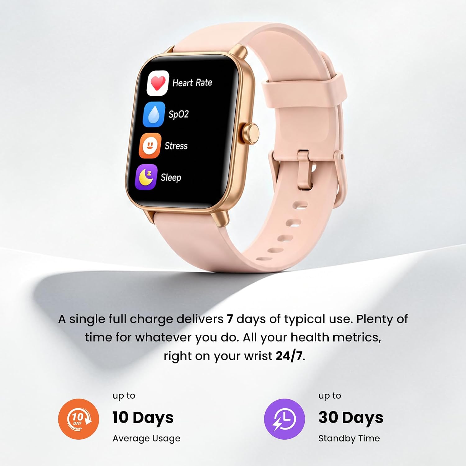 Detalle de Gydom Smart Watch for Men and Women, 1.8" HD Touch Screen with Alexa Built-in