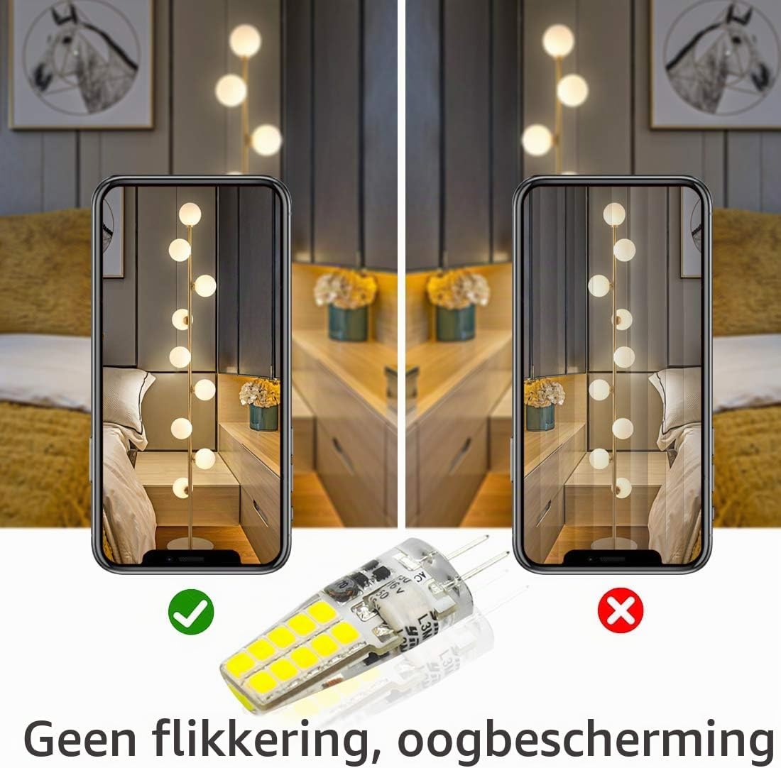 Detalle 2 de Auting G4-2835-20LED-CW G4-ledlampen 3,5 W, 3000 K, 400 lm, set van 10