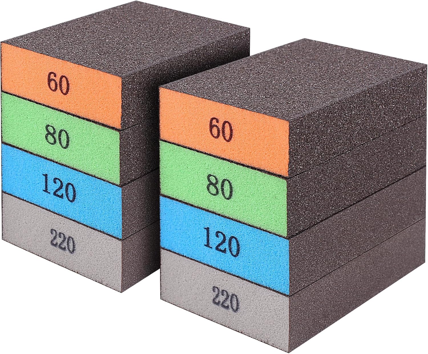Detalle de Romeda Sanding Sponges, 8-Pack with 60/80/120/220 Grits