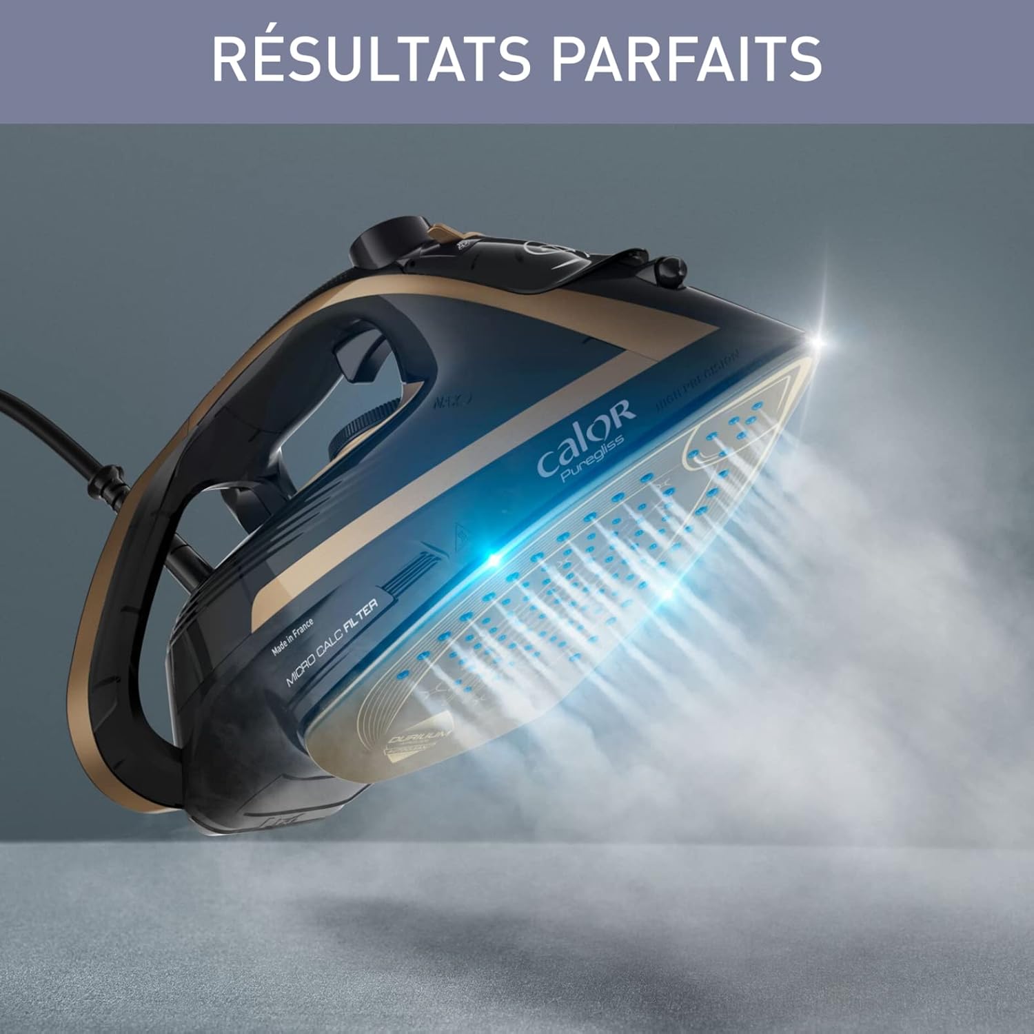 Thumbnail 2 de Calor Puregliss FV8064C0 : fer à repasser vapeur 3 000 W avec pressing 280 g/min