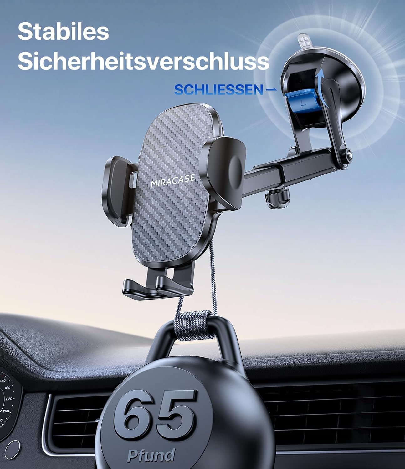 Detalle 2 de Miracase Handyhalterung Auto 360° drehbar