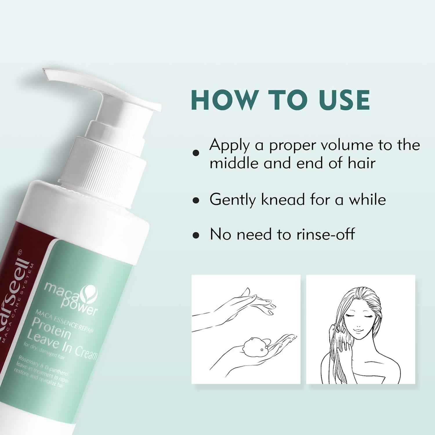 Thumbnail 4 de Karseell Leave-In Conditioner 200 ml : après-shampoing léger sans rinçage anti-frisottis et brillance