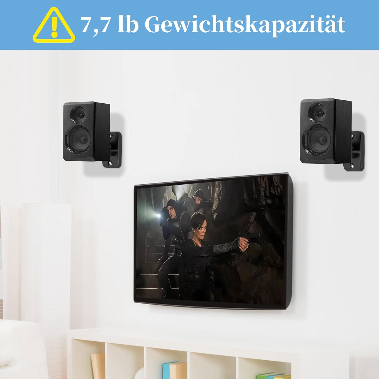 Thumbnail 4 de Cozycase Lautsprecher Wandhalterung Set mit 3,5 kg
