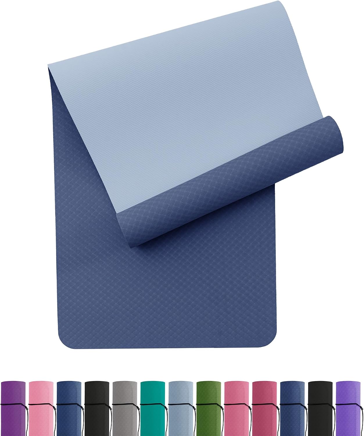 Oak & Tea Yoga Mat 183x61x0,6 cm