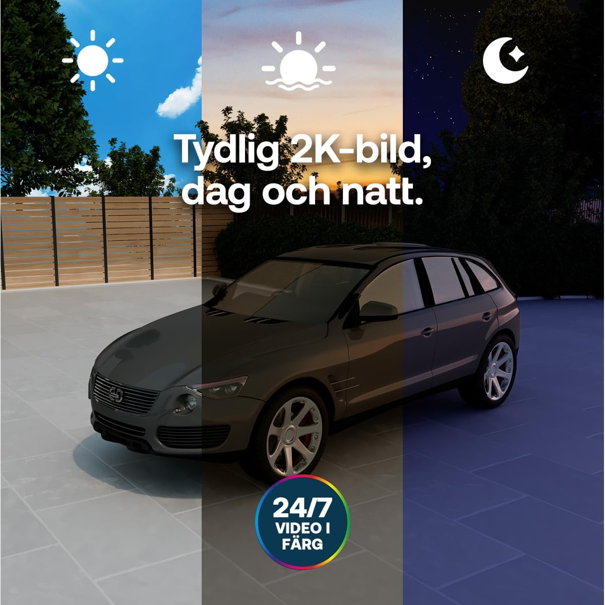 Detalle 2 de Arlo 06-UW49-7LWF Essential 3 Outdoor 2K – utomhuskamera med färgnattseende