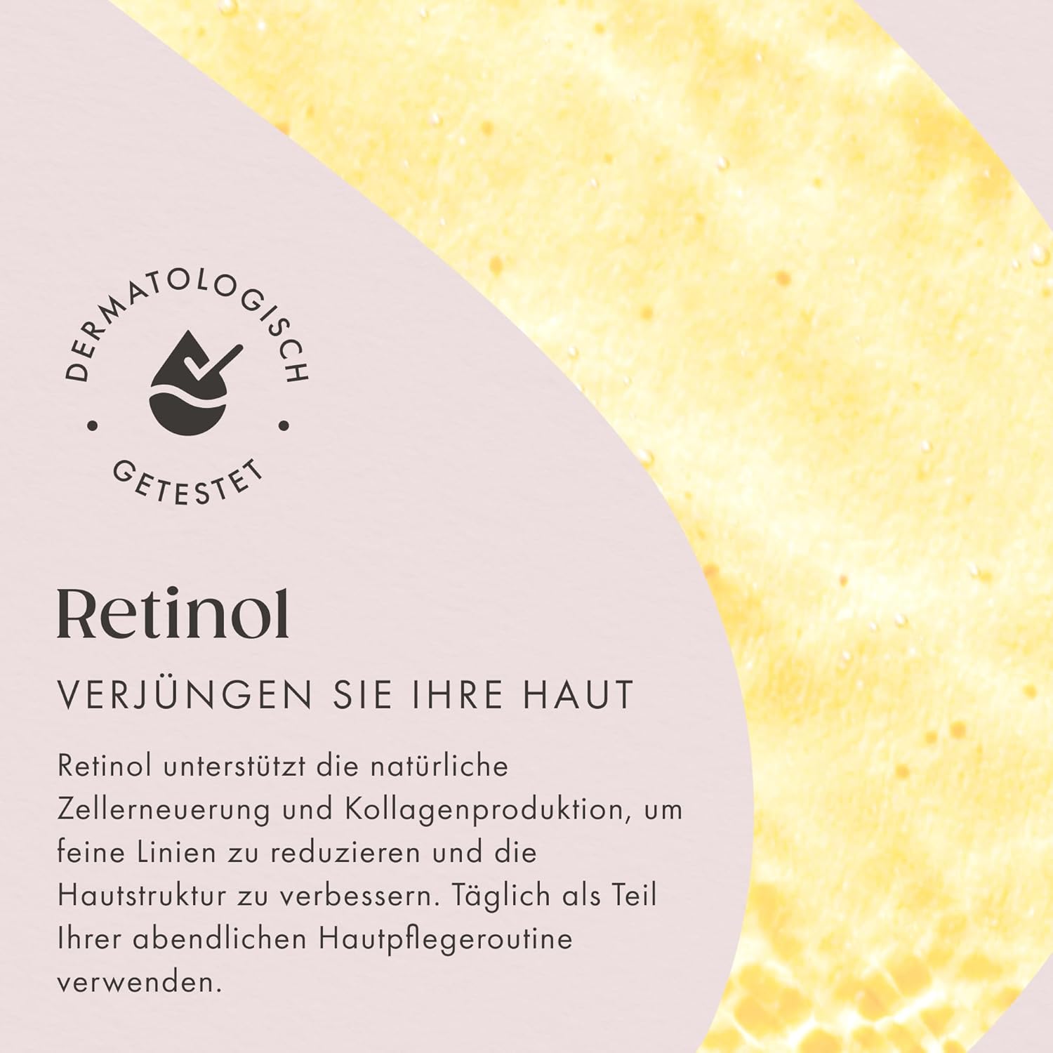 Detalle de Satin Naturel Bio Gesichtscreme 100 ml mit Retinol & organischer Salicylsäure – Anti-Falten und gegen Pigmentflecken