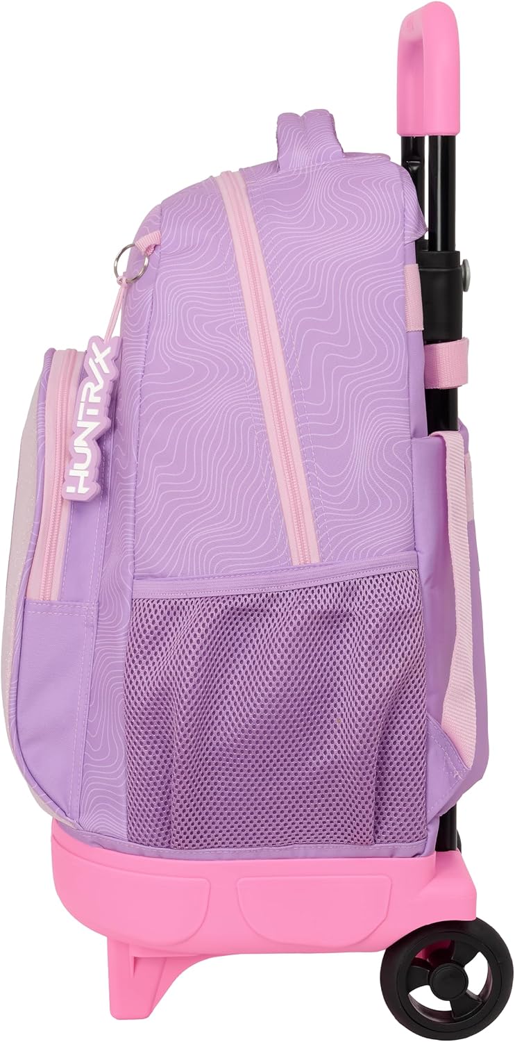 Detalle 1 de Safta K-POP Demon Hunters ICONIC: Mochila grande con ruedas, 33x22x45 cm