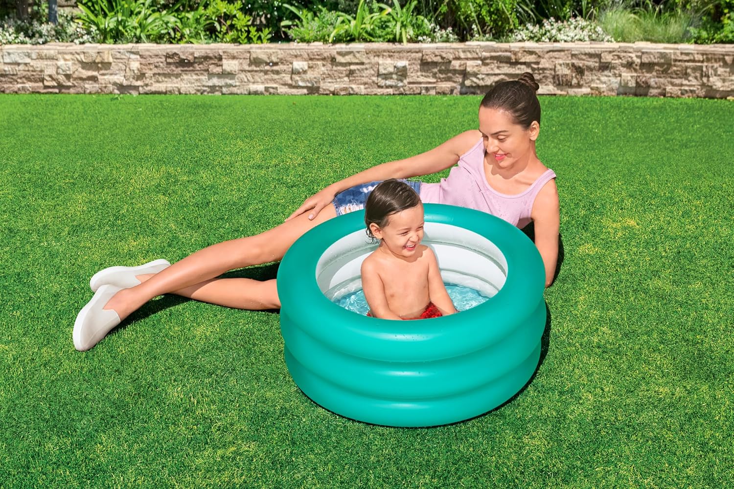 Thumbnail 1 de Piscine Pataugeoire Ronde 3 Anneaux 70x30 cm